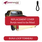 nissan navara d21 king cab -  soft tonneau cover - replacement bunji