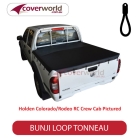 nissan navara d40 rx 4wd dual cab -  soft tonneau cover - bunji - new installation