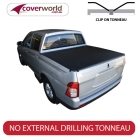 ssangyong actyon dual cab -  soft tonneau cover - clip on