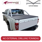 holden rodeo - ra and rc series crew cab  -  tonneau cover - clip on