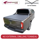 mercedes benz x220d and x250d - dual cab -  soft tonneau cover - clip on