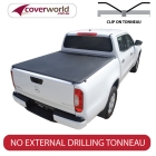 mercedes benz x220d and x250d - dual cab -  soft tonneau cover - clip on