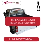 holden rodeo - ra and rc series crew cab  -  tonneau cover - replacement bunji