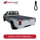 holden rodeo tf series single cab  -  tonneau cover - bunji - new installation