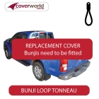 holden colorado space cab -  tonneau cover - replacement bunji