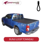 holden colorado space cab -  tonneau cover - bunji - new installation