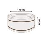 Round Spa Cover - 170cm Diameter