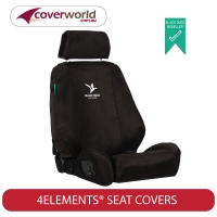 Mitsubishi Pajero NX - GLX 7 Seat Wagon - January 2009 to March 2021 - Black Duck 4Elements Seat Covers