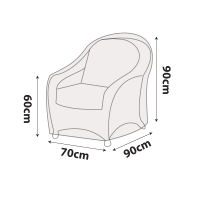 Outdoor Chair Cover - 70cm Length
