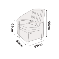 Outdoor Chair Cover - Length 65cm