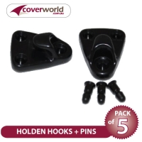 Holden Hooks + Pins (3-Pin Type) - Pack of 5