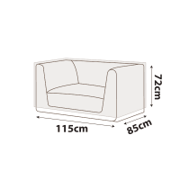 Outdoor Modular Chair Cover 115cm Length