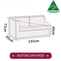 Outdoor L Shape Sofa Section Cover Length 195cm - No Left Armrest (Australian made)