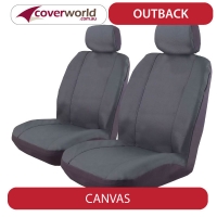 Seat Covers - BT-50 Single Cab (XT) - Charcoal Canvas - Nov 2011 to June 2020