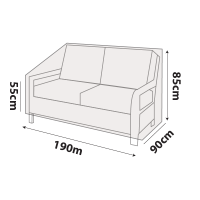 Outdoor Sofa Cover 190cm / 2 to 3 Seater