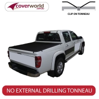 Holden Rodeo and Colorado - RA and RC Series Crew Cab - Tonneau Cover - Clip On