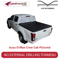 Holden Colorado Crew Cab - Tonneau Cover - Clip On