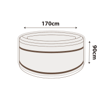 Round Spa Cover - 170cm Diameter