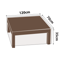 Ottoman / Small Table / Rectangle Cover - 120cm Length