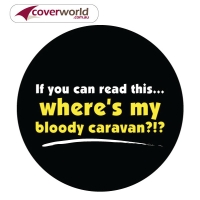 Printed Spare Tyre - Wheel Cover - Lost Caravan