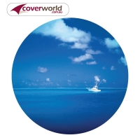 Printed Spare Tyre - Wheel Cover - Morning Ocean